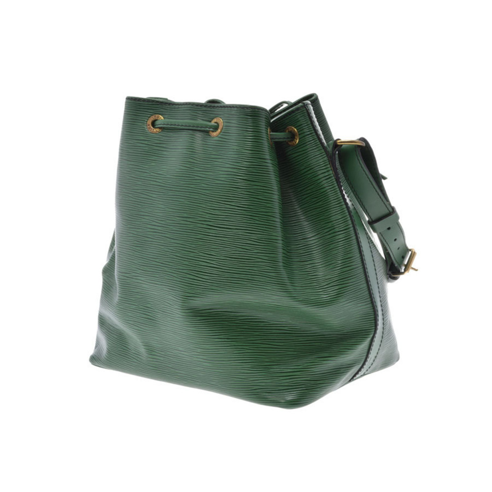 Louis Vuitton Leather Shoulder Bag Epi Noe Green